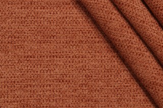 Covington Kyler Felt-Backed Chenille Upholstery Fabric in 319-Pumpkin 