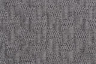 Covington Broken Arrows Felt-Backed Chenille Upholstery Fabric in 945-Gunmetal 