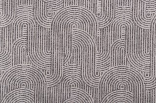 Covington In The Groove Woven Chenille Upholstery Fabric in 948-Charcoal 