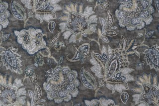 Covington Fornax Printed Velvet Upholstery Fabric in 914-Stratosphere 