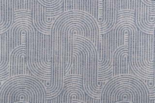 Covington In The Groove Woven Chenille Upholstery Fabric in 527-Deep Sea 