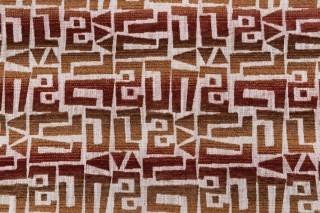 Covington Cholula Chenille Tapestry Upholstery Fabric in 344-Spice 