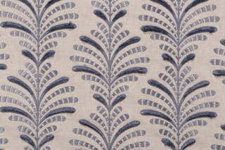 P Kaufmann Bryant Embroidered Drapery Fabric in Horizon 
