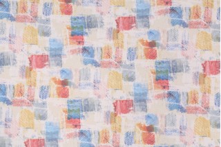 Mill Creek Zhanna Printed Polyester Outdoor Fabric in Americana