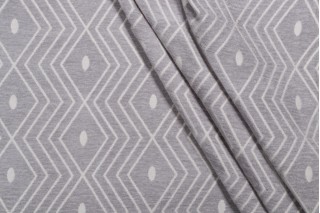 Kaufmann Kuna Woven Chenille Upholstery Fabric in Pewter
