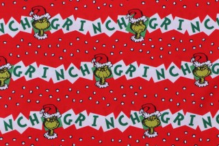 Robert Kaufman How The Grinch Stole Christmas Collection ADE-20998-223 Printed Cotton Craft Fabric in Holiday