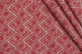 Hamilton Dover Woven Chenille Upholstery Fabric in Cranberry 