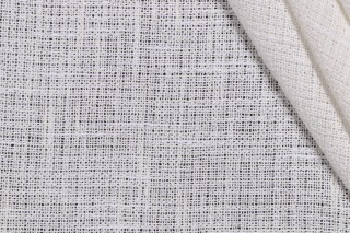 Lino Textiles Saint Pierre Sheer Drapery Fabric in White 