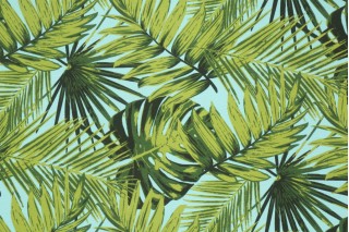 Tropica Printed Poly Outdoor Fabric in Aruba