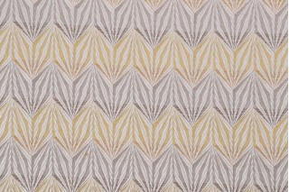Chevron Tapestry Upholstery Fabric in Sterling