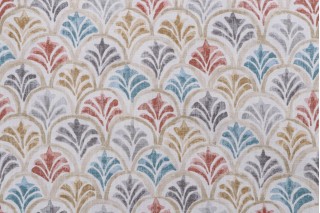 Magnolia Home Countess Printed Cotton Drapery Fabric in Tuscan
