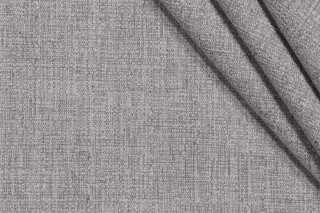 Crypton Colby High Performance Woven Upholstery Fabric in Silver