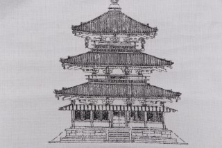 Sunbrella Pagoda Dynasty Woven Solution Dyed Acrylic Outdoor Fabric in Midnight
