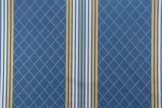 Grey Watkins Roquebrune Woven Decorator Fabric in Ocean