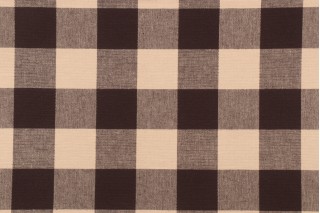 Covington Sandwell Woven Cotton Decorator Fabric in 936-Black/Tan