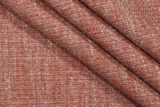 Caballero Woven Upholstery Fabric in Coral