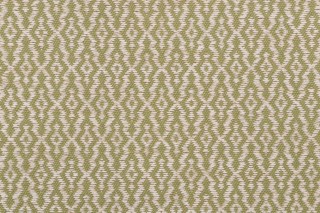 Thibaut Sumatra W74353 Woven Upholstery Fabric in Spring Green/Ivory