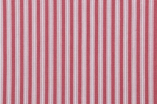 Magnolia Home Polo Stripe Printed Cotton Drapery Fabric in Calypso
