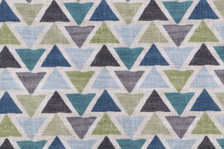 Covington Midas Printed Cotton Drapery Fabric in 59-Laguna