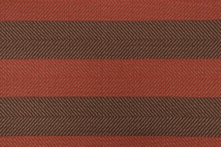 Willard Stripe Woven Upholstery Fabric in Saddle