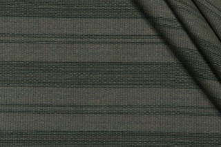 Stripe Woven Solution Dyed Acrylic Outdoor Fabric in Forest 