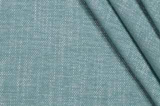 Greenhouse Fabrics 54531 Woven Polyester Chenille Outdoor Fabric in Surf