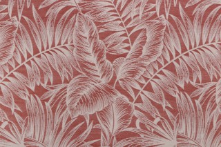 United Fabrics Havana Woven Polyester Outdoor Fabric in Sunwashed Brick