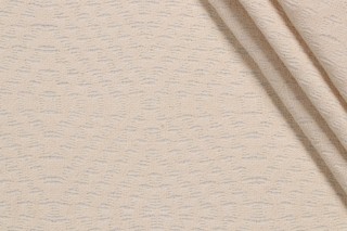 Waverly Serena Matelasse Upholstery Fabric in Cream