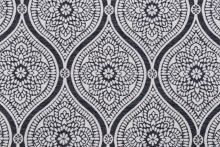 Regal Woven Chenille Upholstery Fabric in Navy