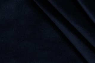 Cicero Velvet Upholstery Fabric in Blue