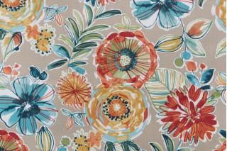 Richloom Colsen Printed Polyester Outdoor Fabric in Sonoma