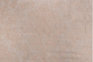 Kent Chenille Damask Upholstery Fabric in Natural