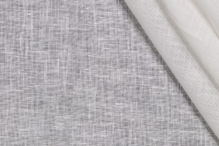 Aura Sheer Drapery Fabric in Cloud