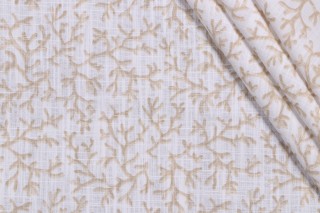 Premier Prints Barrier Reef - Slub Canvas Printed Cotton Drapery Fabric in Shoreline 