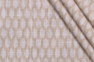 Premier Prints Nadia - Slub Canvas Printed Cotton Drapery Fabric in Shoreline 