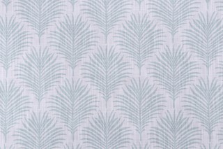 Premier Prints Palmetto - Slub Canvas Printed Cotton Drapery Fabric in Silver Springs 