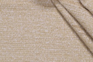 Crypton High Performance Woven Chenille Upholstery Fabric in Cream
