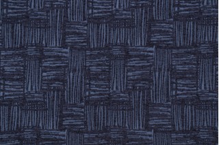 PK Lifestyles Crosshatch Chenille Upholstery Fabric in Indigo