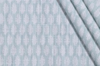 Premier Prints Nadia - Slub Canvas Printed Cotton Drapery Fabric in Silver Springs