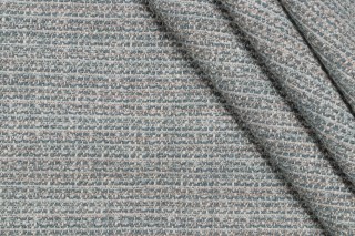 Robert Allen Tweed Chenille Upholstery Fabric in Aqua
