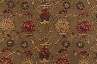 Scalamandre Templeton Chenille Tapestry Upholstery Fabric in Greige