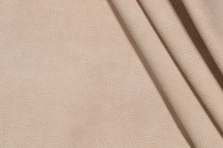 Brisa Vinyl Upholstery Fabric in Chamois