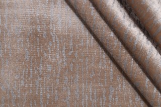 Guyer Velvet Upholstery Fabric in Jute