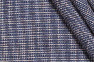 Crypton Bolton High Performance Woven Upholstery Fabric in Blue Jay