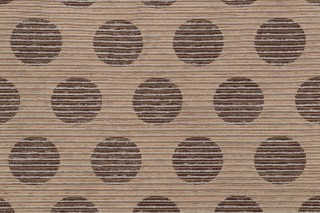 Grey Watkins Circle Line Woven Upholstery Fabric in Bay Brown