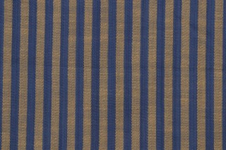 Grey Watkins Navarra Stripe Woven Upholstery Fabric in Blue