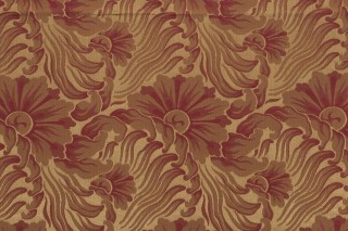 Fonthill Damask Rafael Decorator Fabric in Burgundy