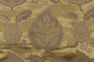 Scalamandre Silk Damask Decorator Fabric in Olive
