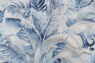 Tommy Bahama Nassau Printed Cotton Drapery Fabric in Luna 
