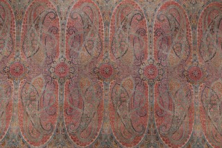 Sample of Villa D'Ascoli Jaisalmer Printed Linen Blend Drapery Fabric in Gem 